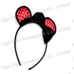 Polka Dots Ear With Bow Alice Band