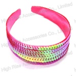 Sequins Pink Color Alice Band