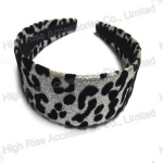 Animal Pattern Silver Wide Alice Band