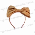 Large Dotted Bow Alice Band, Party Headband