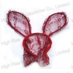 Lace Veil Rabbit Ear Alice Band