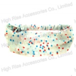 Polka Dots Chiffon Headwrap Bandana