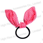 Pink Dotted Ear Hair Elastic Band