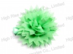 Green Flower Hair Clip