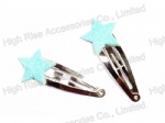 Glitter Star Snap Clip