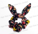 Rustic Floral Scrunchie