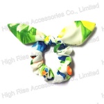 Floral Chiffon Scrunchie