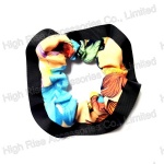 Ribbon Fringe Round Scrunchie