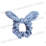 Flowers Jean Ear Scrunchie