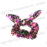 Floral Geo Pattern Scrunchie