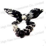 Wired Bow Chiffon Scrunchie