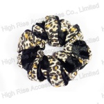 Animal Pattern Twist Velvet Scrunchie