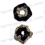 Animal Pattern Velvet Scrunchie