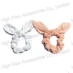 Hollow-out Flowers Pattern Lace Scrunchie