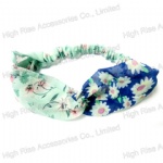 Two-Tone Color Chiffon Splicing Headwrap