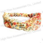 Floral Pieces Patterns Headwrap